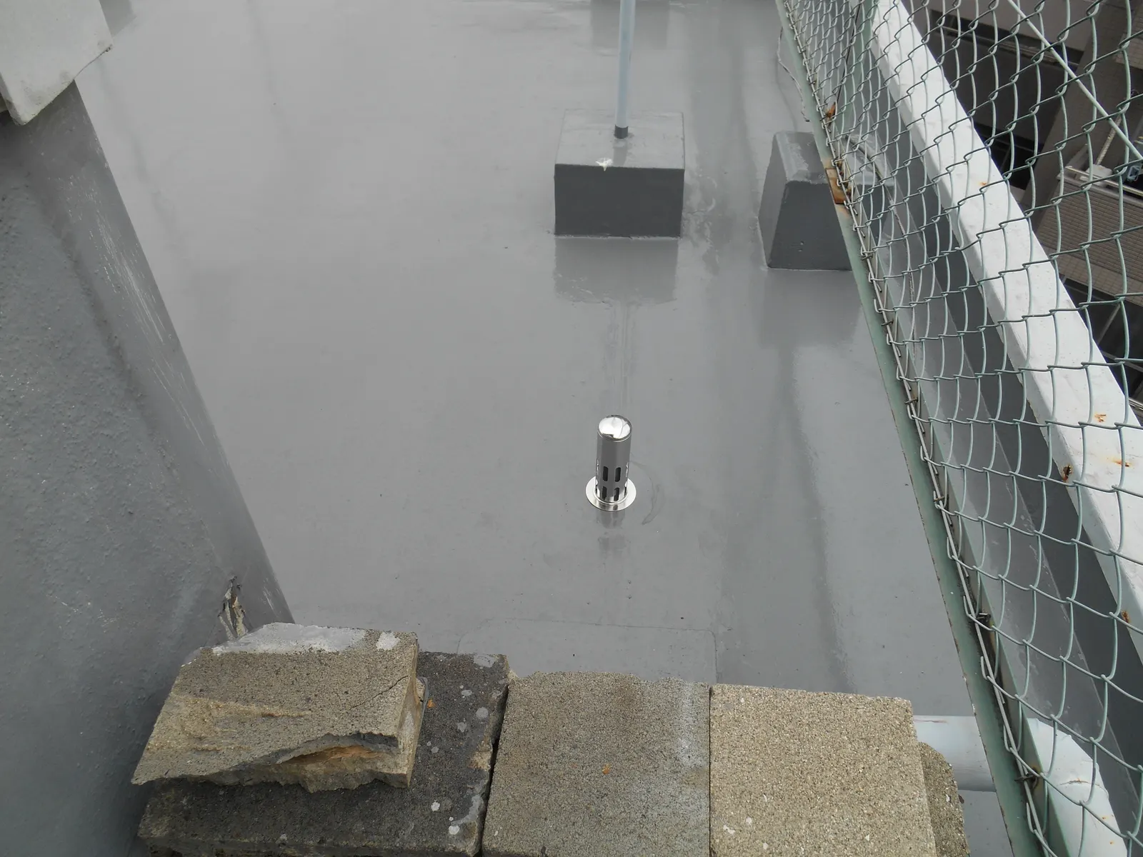 大阪市港区 K様邸の屋上防水工事・施工写真