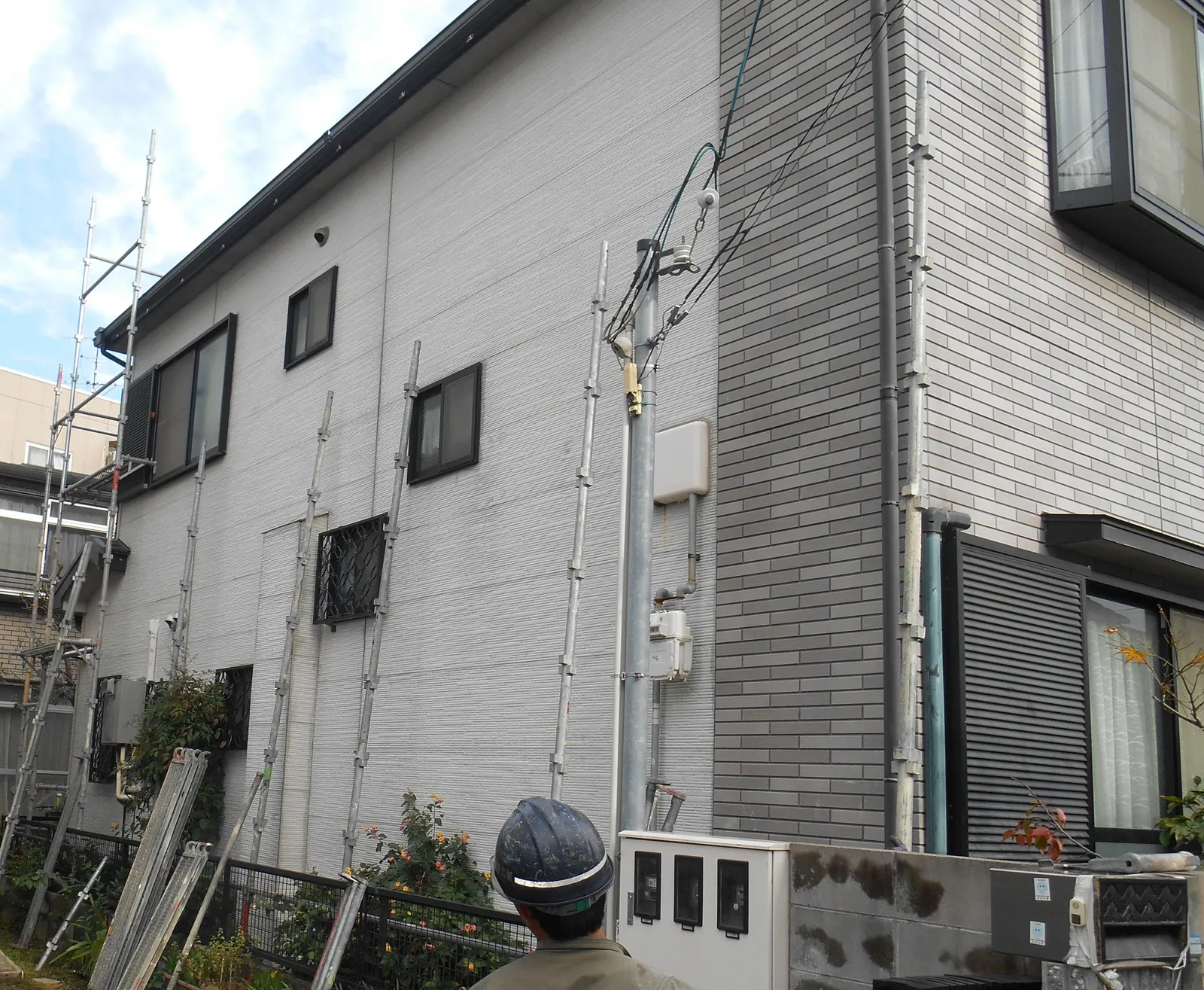 外壁塗装-兵庫県尼崎市 E様邸:施工事例40(施工前)