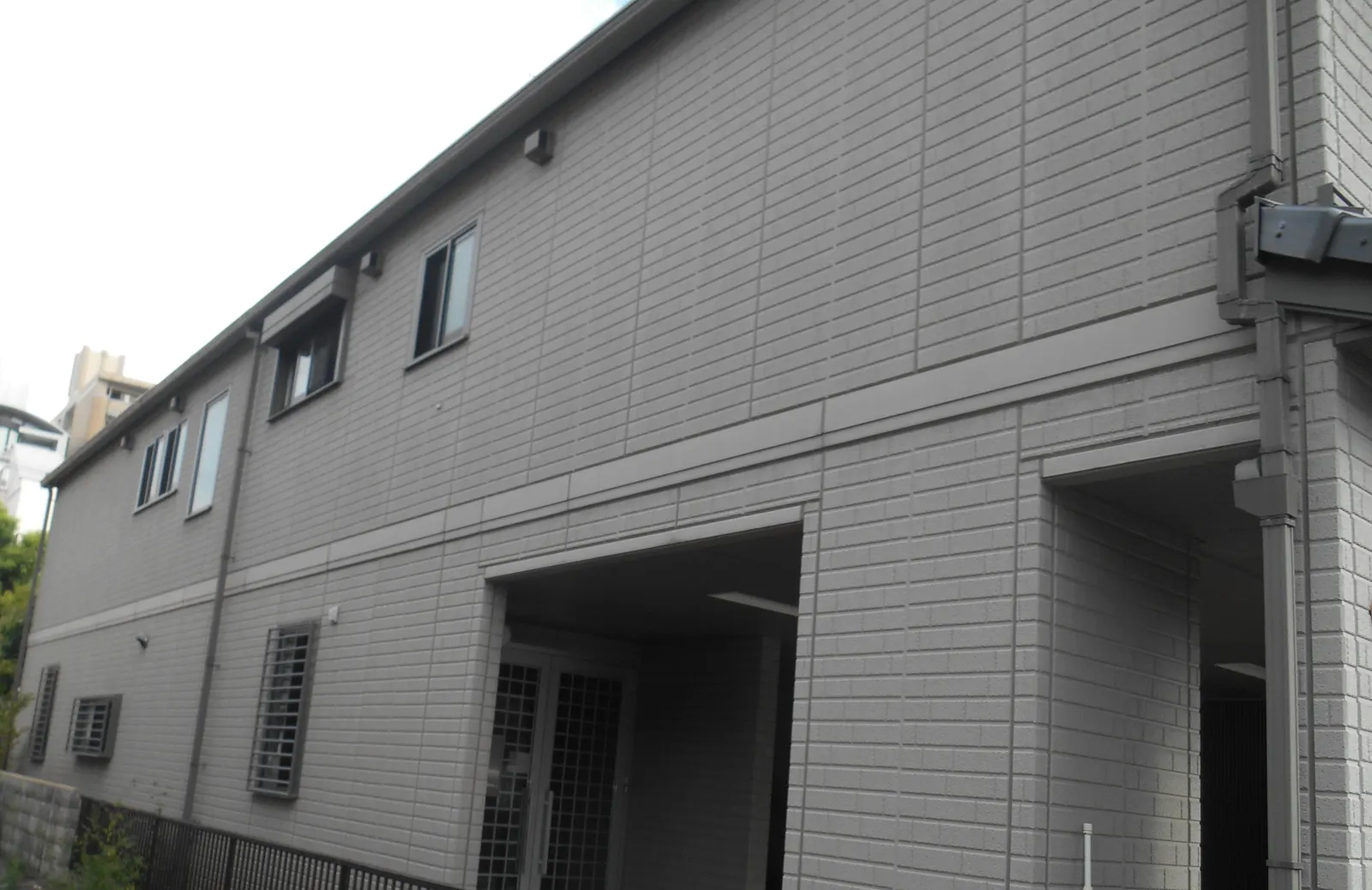 京都府京都市 Sアパートの外壁塗装工事(施工前)