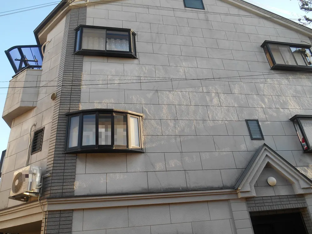 外壁塗装工事-大阪府寝屋川市 K様邸①:施工事例110(施工前)