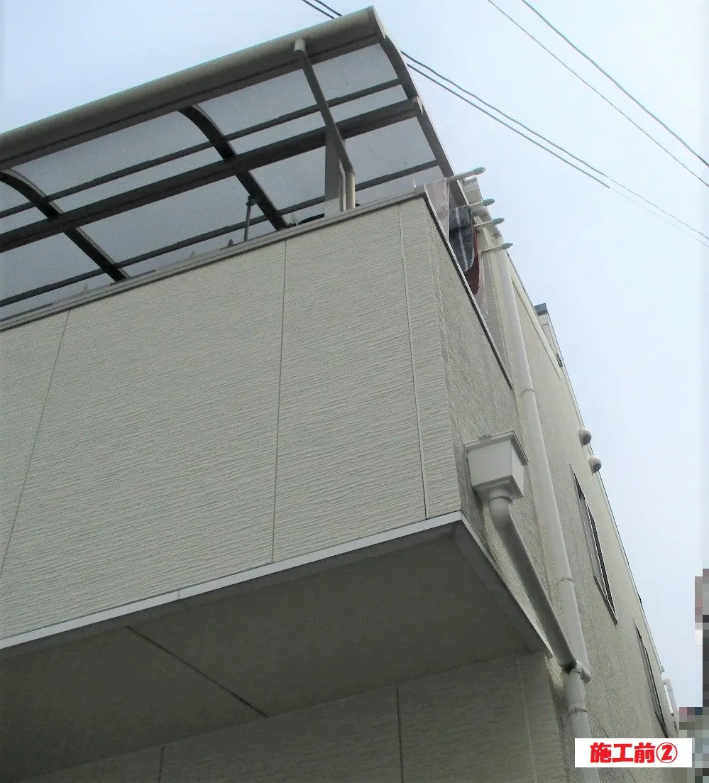 大阪市淀川区 Ｈ様邸の外壁塗装工事・施工前の写真2