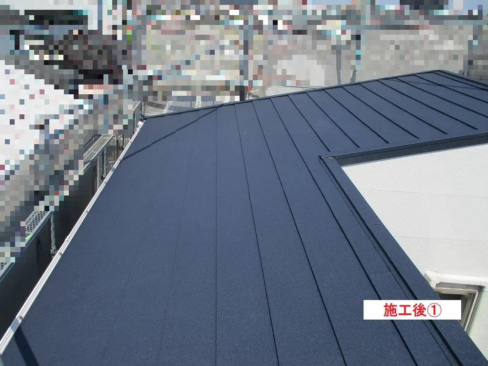 屋根重ね張り工事-大阪府吹田市 N様邸②:施工事例126(施工後)