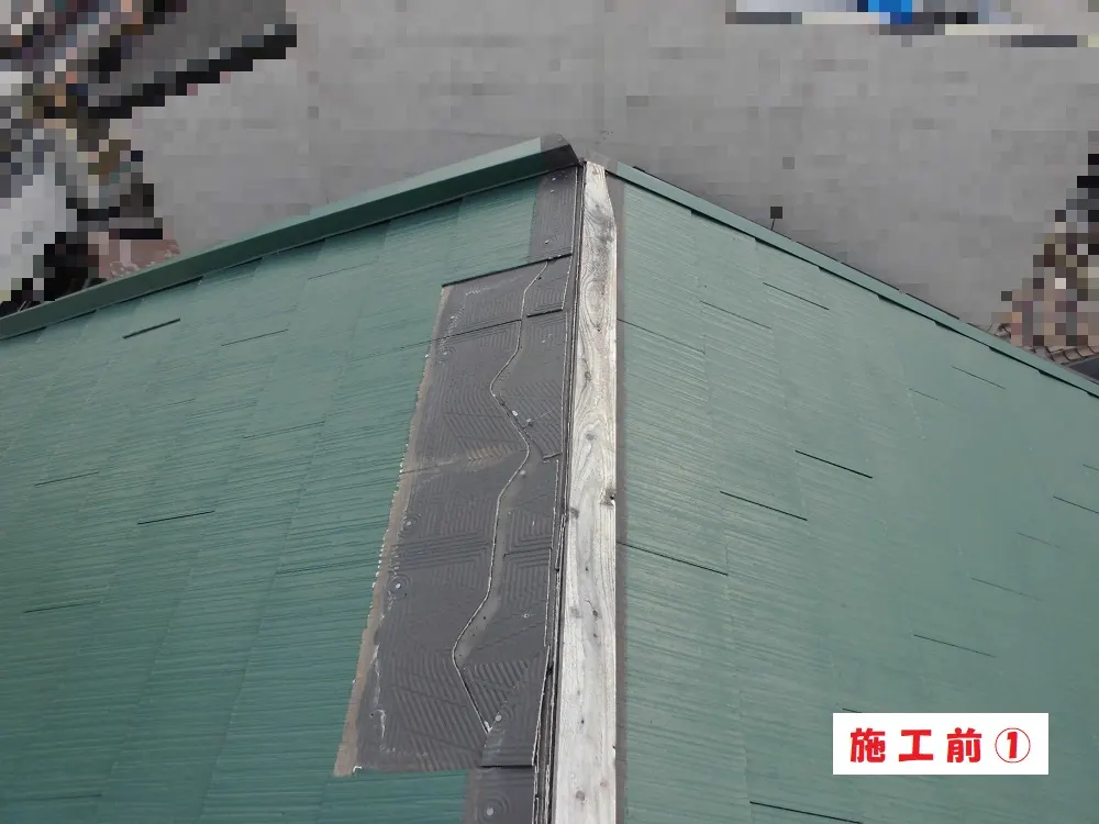 屋根重ね葺き工事-兵庫県尼崎市 T様邸:施工事例129(施工前)