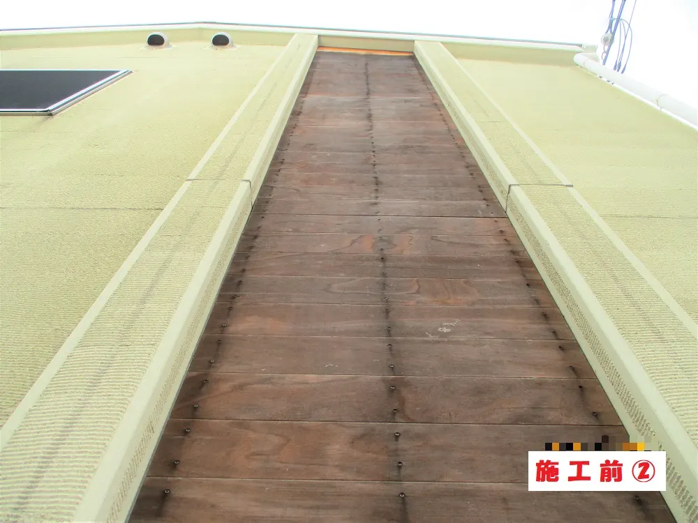 大阪市淀川区 Ｍ様邸の外壁塗装工事・施工前の写真2