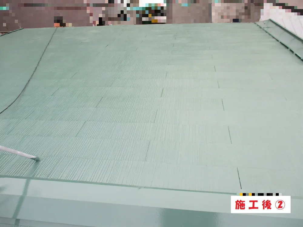 大阪市淀川区 M様邸の屋根塗装工事・施工後の写真2