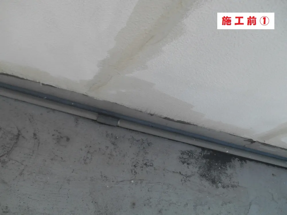 屋上防水工事-大阪市港区 K様邸:施工事例138(施工前)