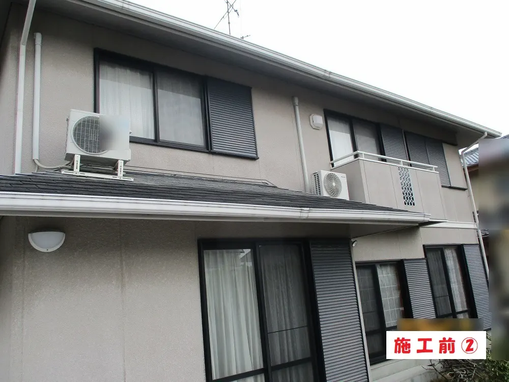 枚方市 Ｓ様邸の外壁塗装工事・施工前の写真2
