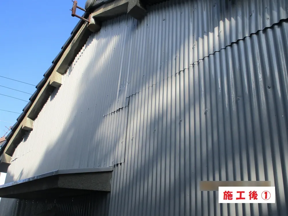 トタン外壁塗装工事-大阪市旭区 K様邸②:施工事例149(施工後)