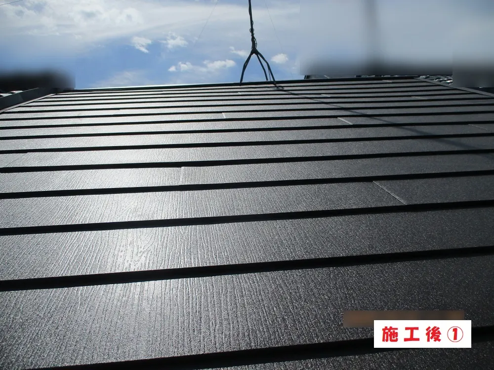 大阪市生野区 Y様邸の屋根葺き替え工事・施工後の写真