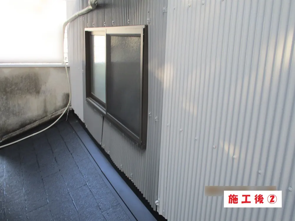 大阪市旭区 K様邸のトタン外壁塗装工事・施工後の写真2
