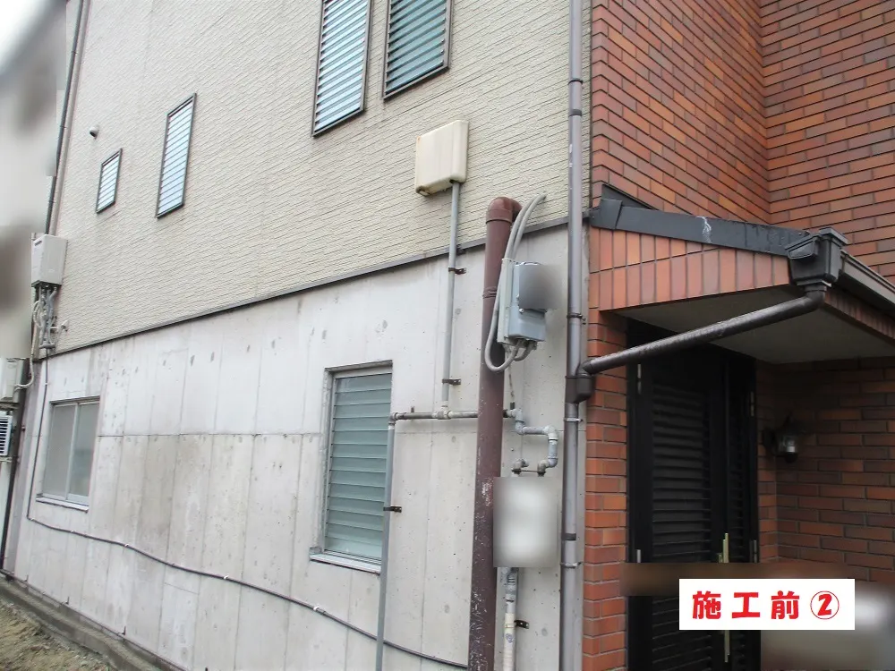 兵庫県尼崎市 Ｍ様邸の外壁塗装工事・施工前の写真2