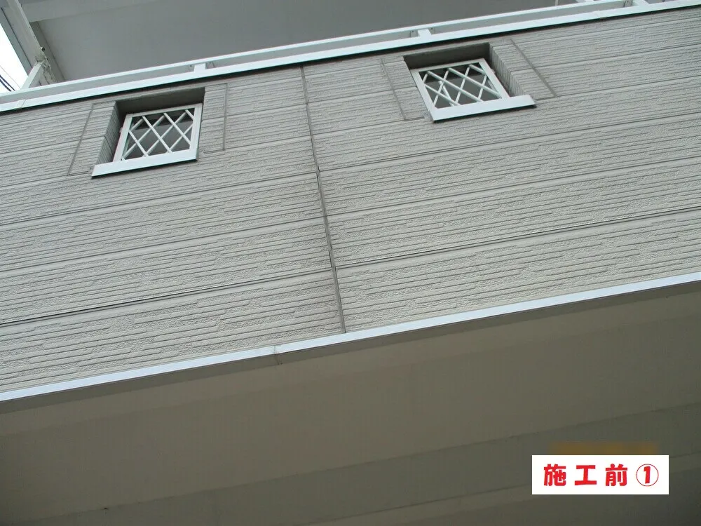 外壁塗装工事-大阪市城東区 M様邸①:施工事例161(施工前)