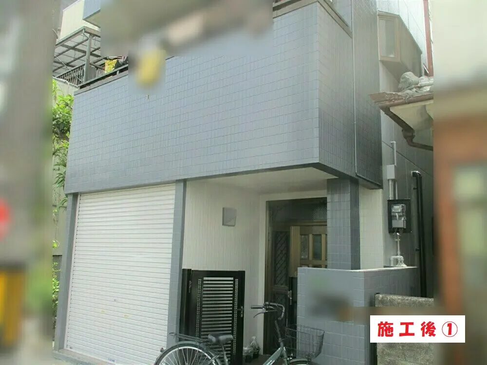 外壁塗装工事-大阪市東淀川区 N様邸①:施工事例158(施工後)