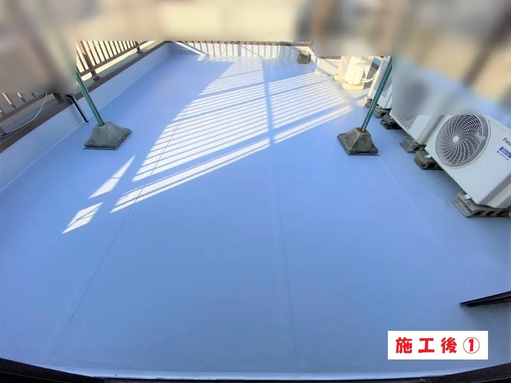 ルーフバルコニー シート防水工事-大阪市淀川区 R様邸:施工事例160(施工後)