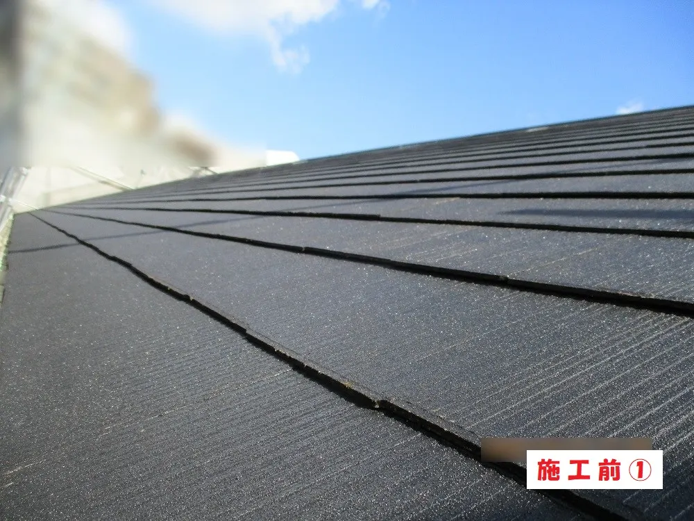 屋根塗装工事-大阪市城東区 M様邸②:施工事例162(施工前)