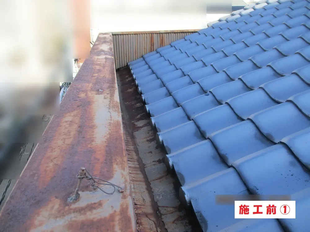 板金塗装工事-大阪市城東区 H様邸②:施工事例164(施工前)