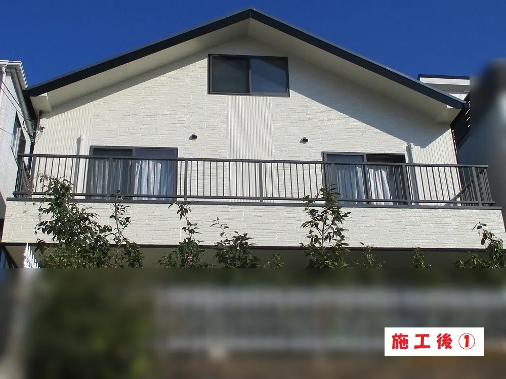 豊中市 Ｉ様邸の外壁塗装工事・施工後の写真