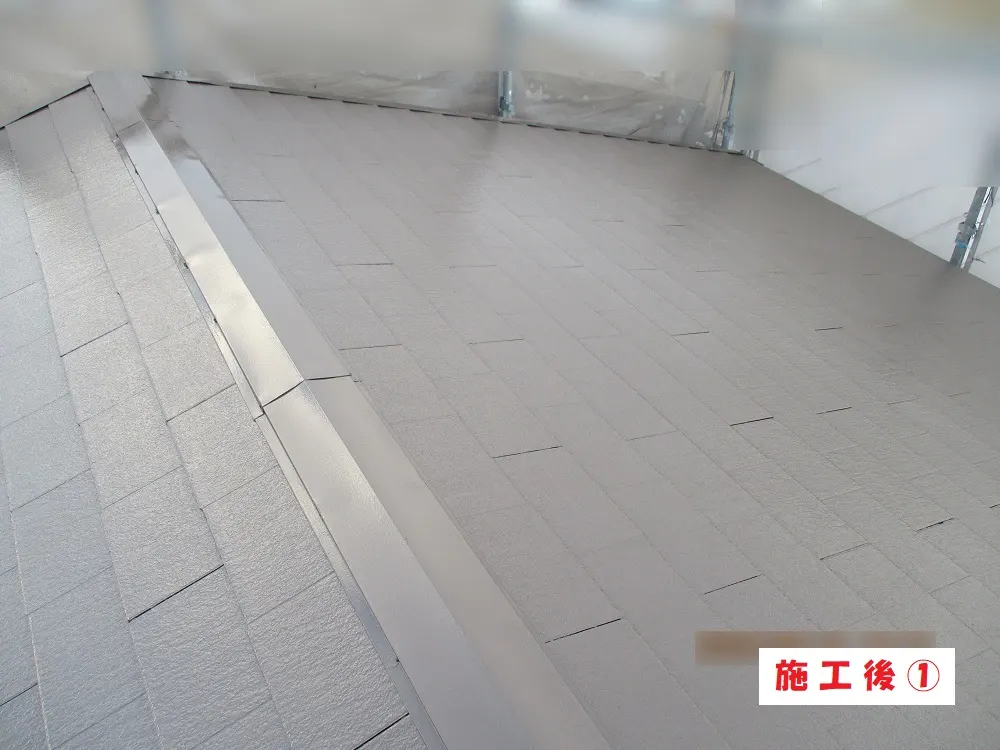 大阪市淀川区 T様邸の屋根塗装工事・施工後の写真