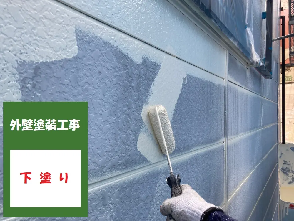 大阪市福島区 Ｕ様邸の外壁塗装工事・施工写真