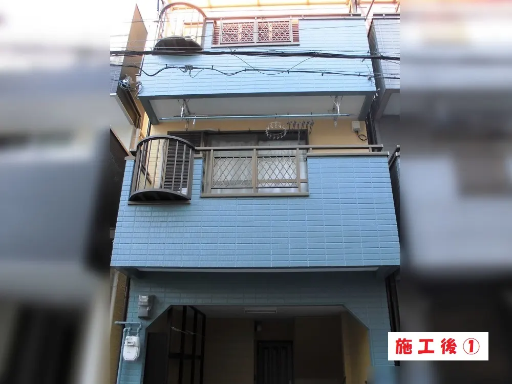 外壁塗装工事-大阪市西淀川区 O様邸①:施工事例192(施工後)
