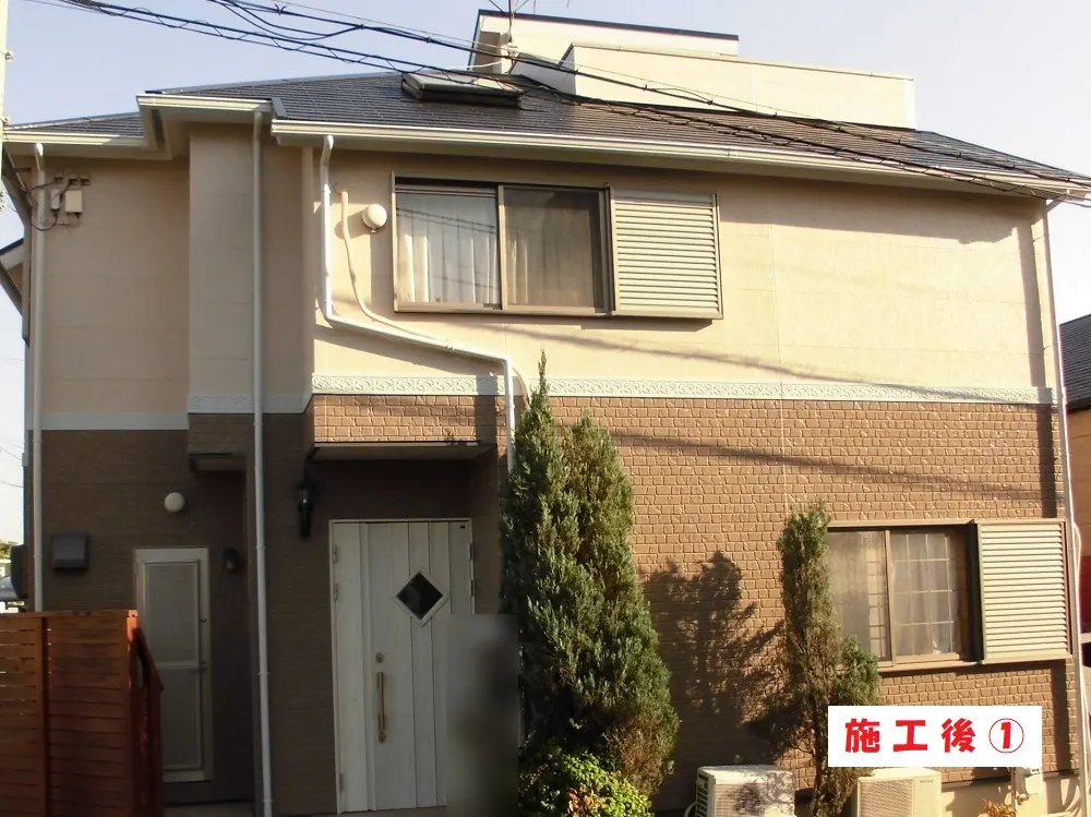 堺市 E様邸の外壁塗装工事・施工後の写真