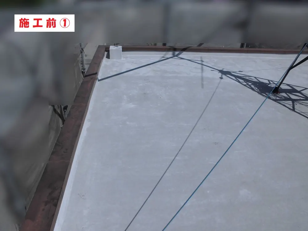 大阪市都島区 T様邸の陸屋根防水工事(施工前)
