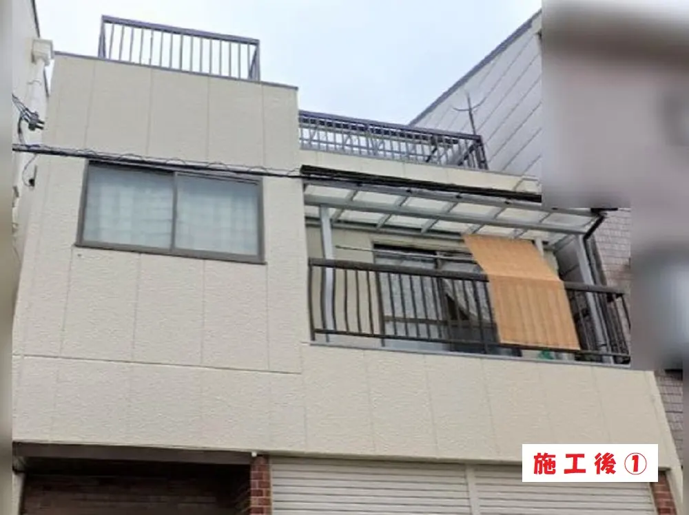 外壁塗装工事-大阪市都島区 T様邸①:施工事例206(施工後)