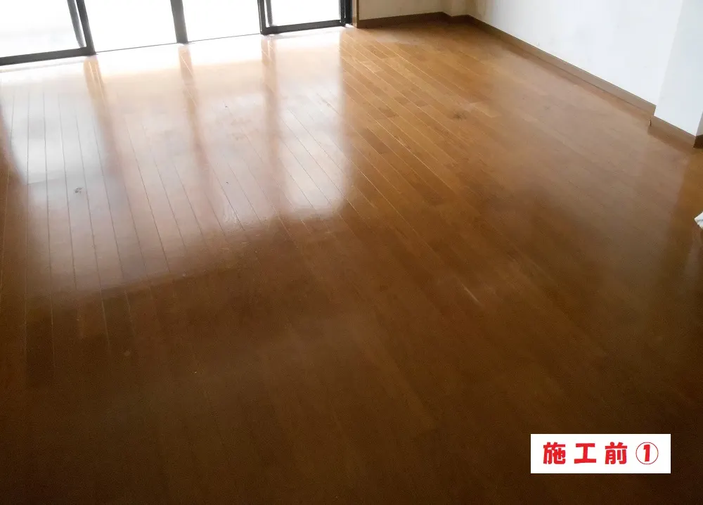 大阪市淀川区 Ｋ様邸の床ＣＦ張り替え工事・施工写真