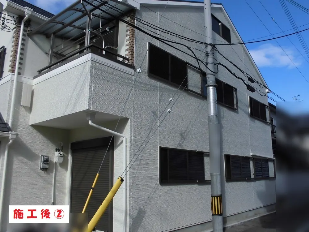東大阪市 N様邸の外壁塗装工事・施工後の写真2