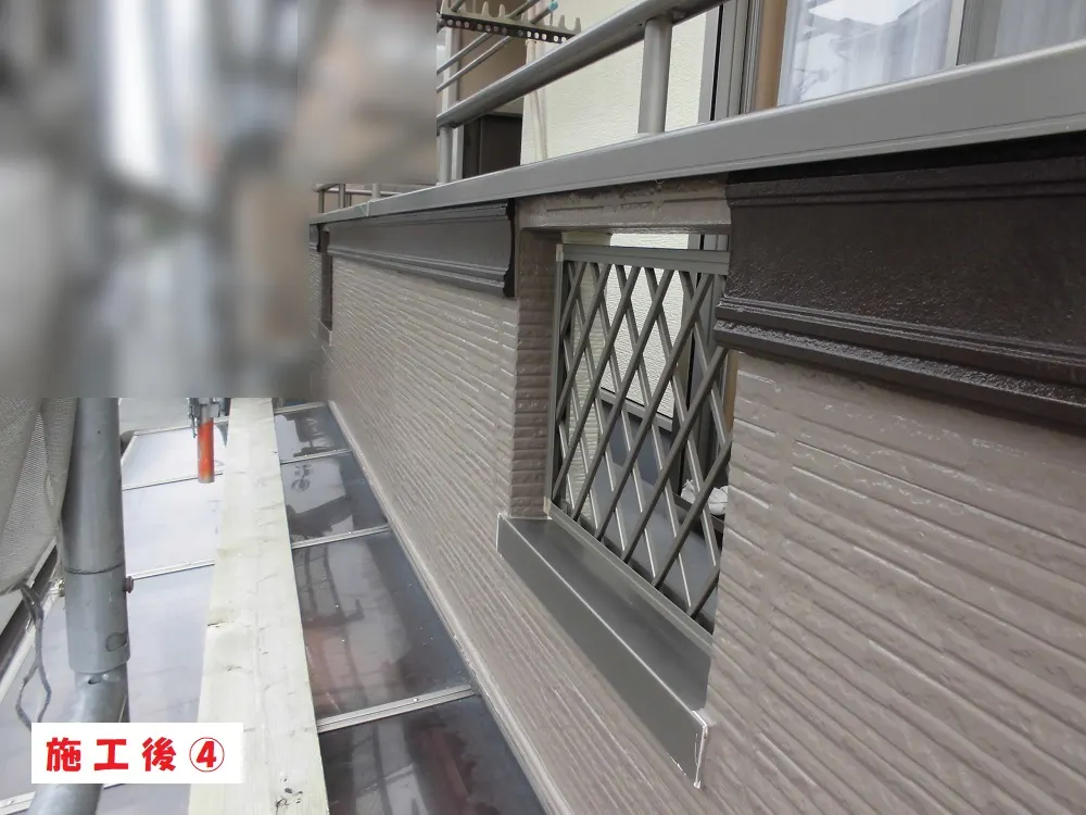 東大阪市 H様邸の外壁塗装工事・施工後の写真4