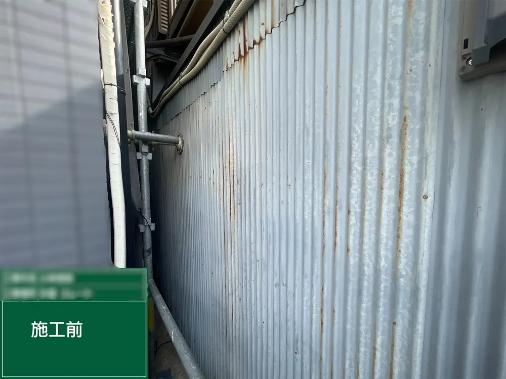 大阪市阿倍野区 K様邸の外壁塗装工事(施工前)