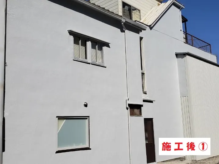 外壁塗装工事-大阪市北区 I様・O様 店舗:施工事例246(施工後)