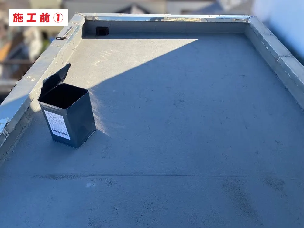 塔屋シート防水工事-大阪市淀川区 S会社様:施工事例266(施工前)