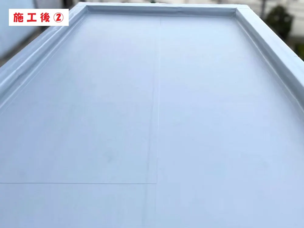 大阪市淀川区 S会社様の塔屋シート防水工事・施工後の写真2