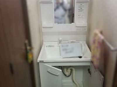 洗面化粧台リフォーム工事－大阪市淀川区 Ｉ様邸①：施工事例249